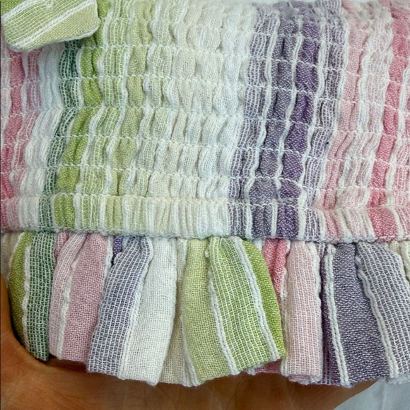 MAJORELLE Pastel Striped Crop Top - Picture 5 of 5